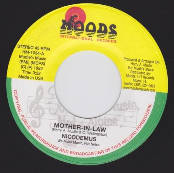 7inch Record NICODEMUS - Mother-In-Law HM1034 Moods Internati US Reggae, Ska & Dub Used