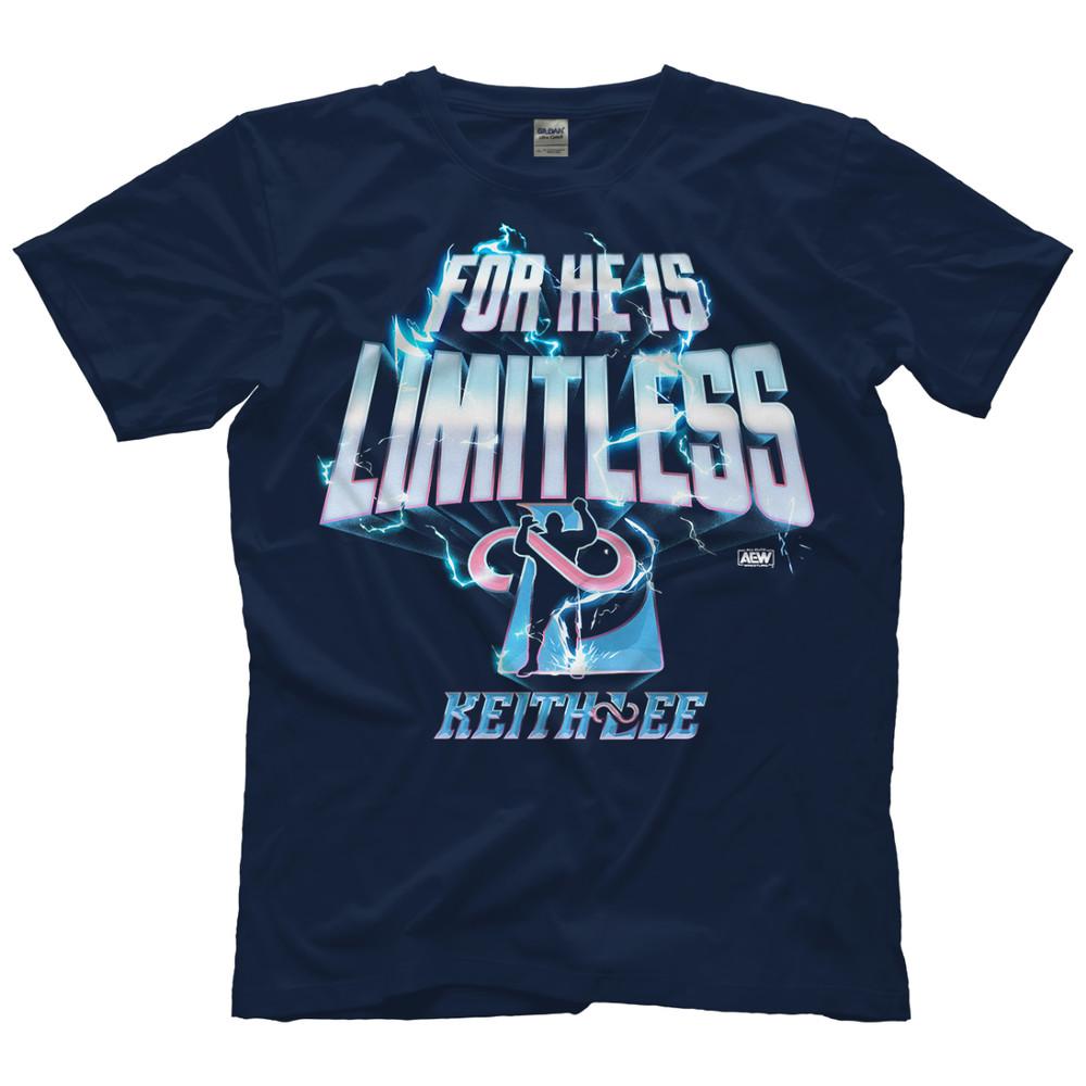 Keith Lee  For He Is LIMITLESS AEW Official TShirt Unisex T-Shirt XL