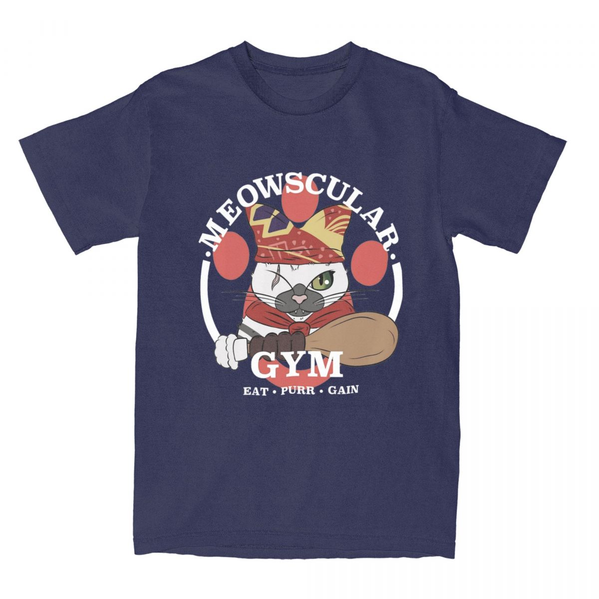 

Men Meowscular Gym T-Shirts Monster Hunter World MHW Game Cotton Clothing Summer Short Sleeve T-Shirt O Neck Tshirt Plus Size 4XL