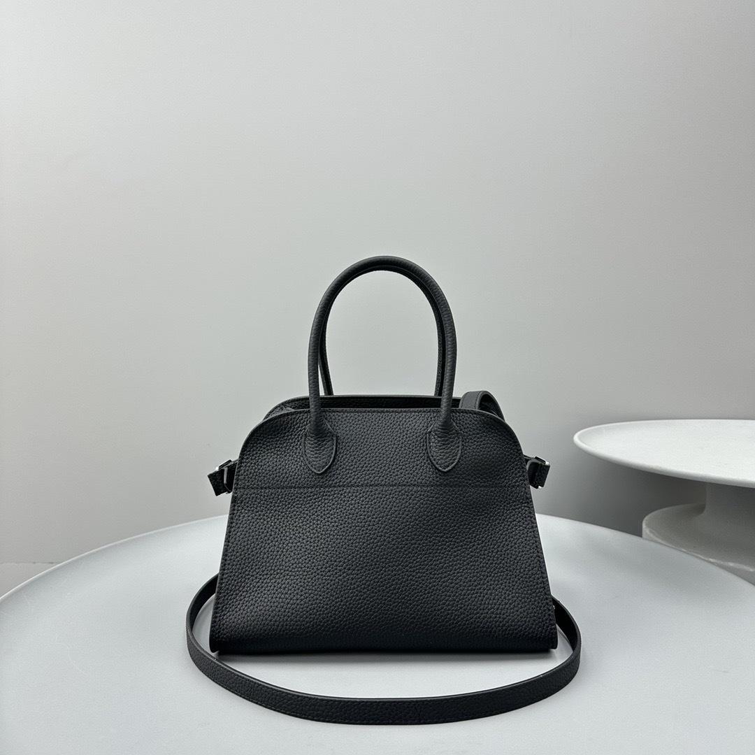 Classic Margaux 10-Inch Handbag First-Layer Cowhide Tote Bag Simple And Versatile Single Shoulder Diagonal Span Bag matching version with letters 26*17.5*21cm