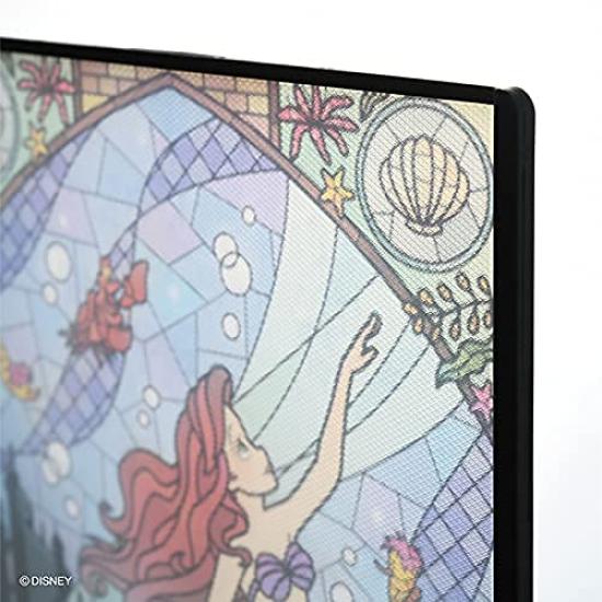 Yaxell Disney Little Mermaid Made In Japan with Stand Stained Glass Style 263 X 185mm
