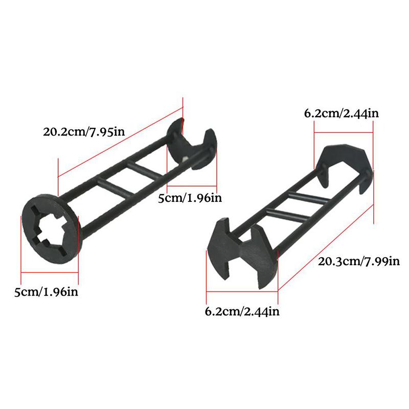 Multifunkční instalační klíč na vodovodní baterie, klíč na dřezové vodovodní potrubí, úhlový ventil, údržbový demontážní nástroj, objímkový utahovací artefakt