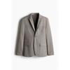 H M Jacket sliM Fit Dark Beige