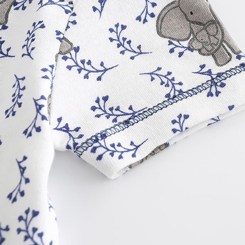 Baby Clothes Short Sleeve Cotton Baby Girl Clothes O-neck Cartoon Infantil Baby Boy Clothes Newborn Toddlers Jumpsuits Pajama Clothing Roupas De Bebe