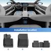 for Xpeng P7/P7i 2022 2023 2024 Car Floor Mats Cargo Liner Trunk Pad TPE 3D Foot Mat Waterproof Odorless Tray BLACK