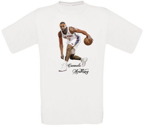 Carmelo Anthony Knicks Basketball T-Shirt S