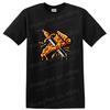 Pizza Slice W/ Sword Graphic Funny T Shirt Cool Foodie Tee Design Food Lover