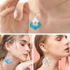 Various Shaped Earring Silicone Mold Set with Ear Hook Jump Rings Earplugs Suitable for Diy Craft Pendant Jewelry Making