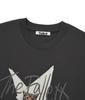 FALLETT Star Nero Short Sleeve T-Shirt Charcoal