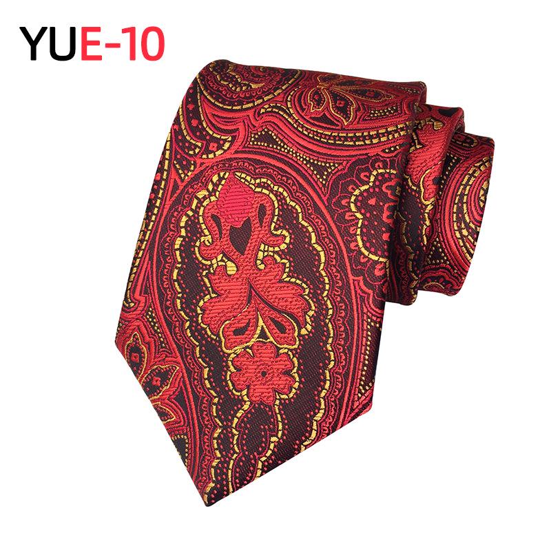 Paisley Herren Krawatte mit großem Blumenmuster aus Polyester für 2025 - Trendiges und vielseitiges Accessoire