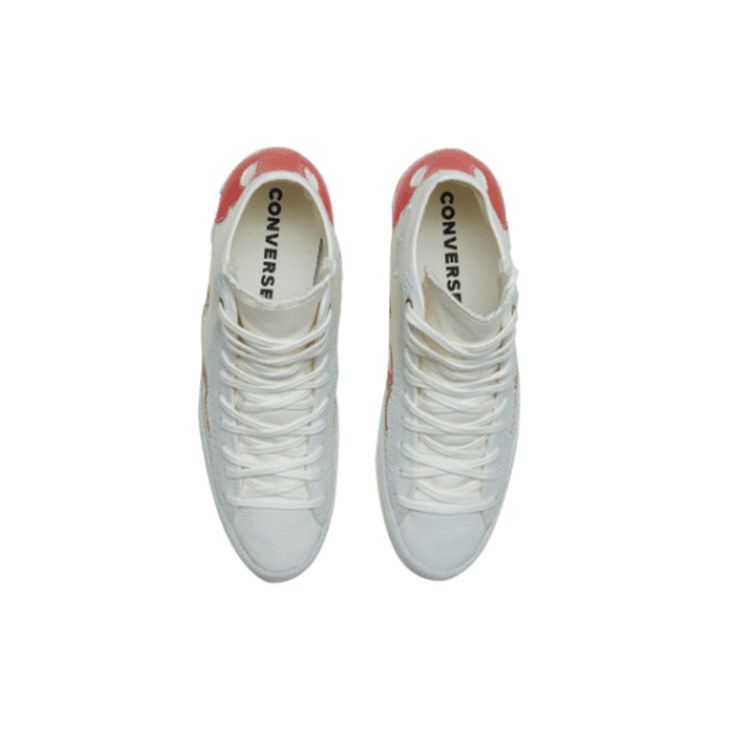 Converse Chuck Taylor All Star Sasha Wave Pattern High Top Canvas Shoes Women Sneakers Red White 565003C