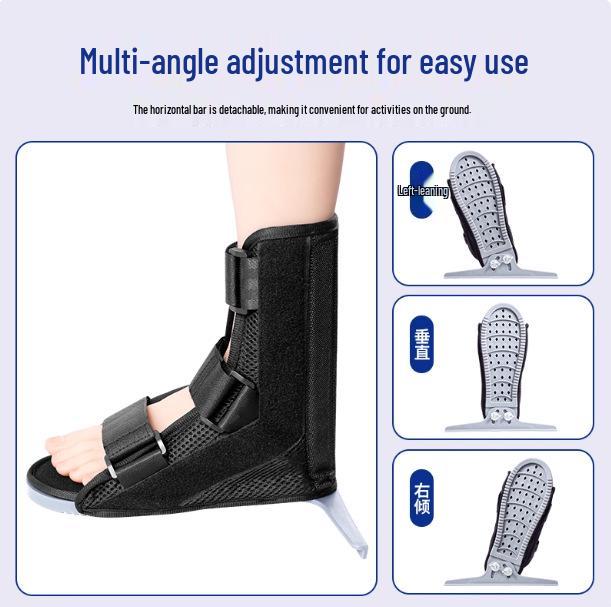 Orthopedic T-Strap Shoe: Breathable, Anti-Rotation Support for Ankle Fracture Brace