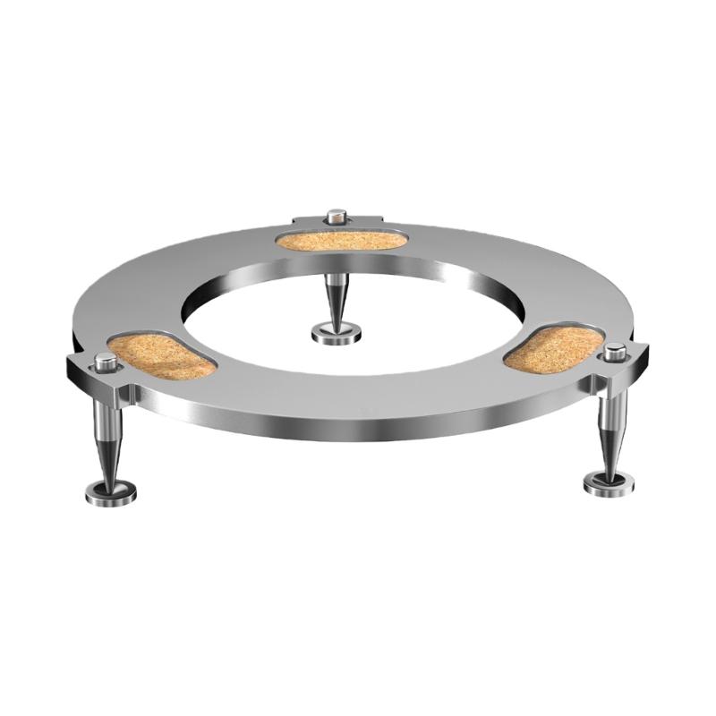 Подставка-держатель для саундбара из нержавеющей стали с нескользящей основой для динамика Улучшает акустические характеристики серебряный