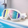 WEZHO Vuxen Stor Ram Galvaniserad Silikon Simglasögon