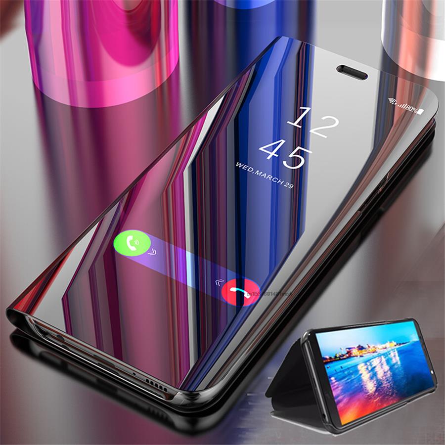 Luxury Smart Mirror View Flip Case For Huawei Honor X6 Shell original on HonorX6 X 6 VNE-LX1 VNE-LX2 Leather Mobile Phone Cover