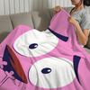 Face Funny Dog The Home Flannel Warm Comfort Soft Plush Blanket For C-Courages Sofa Living Room C-Cowardlys Bedroom Travel Gift