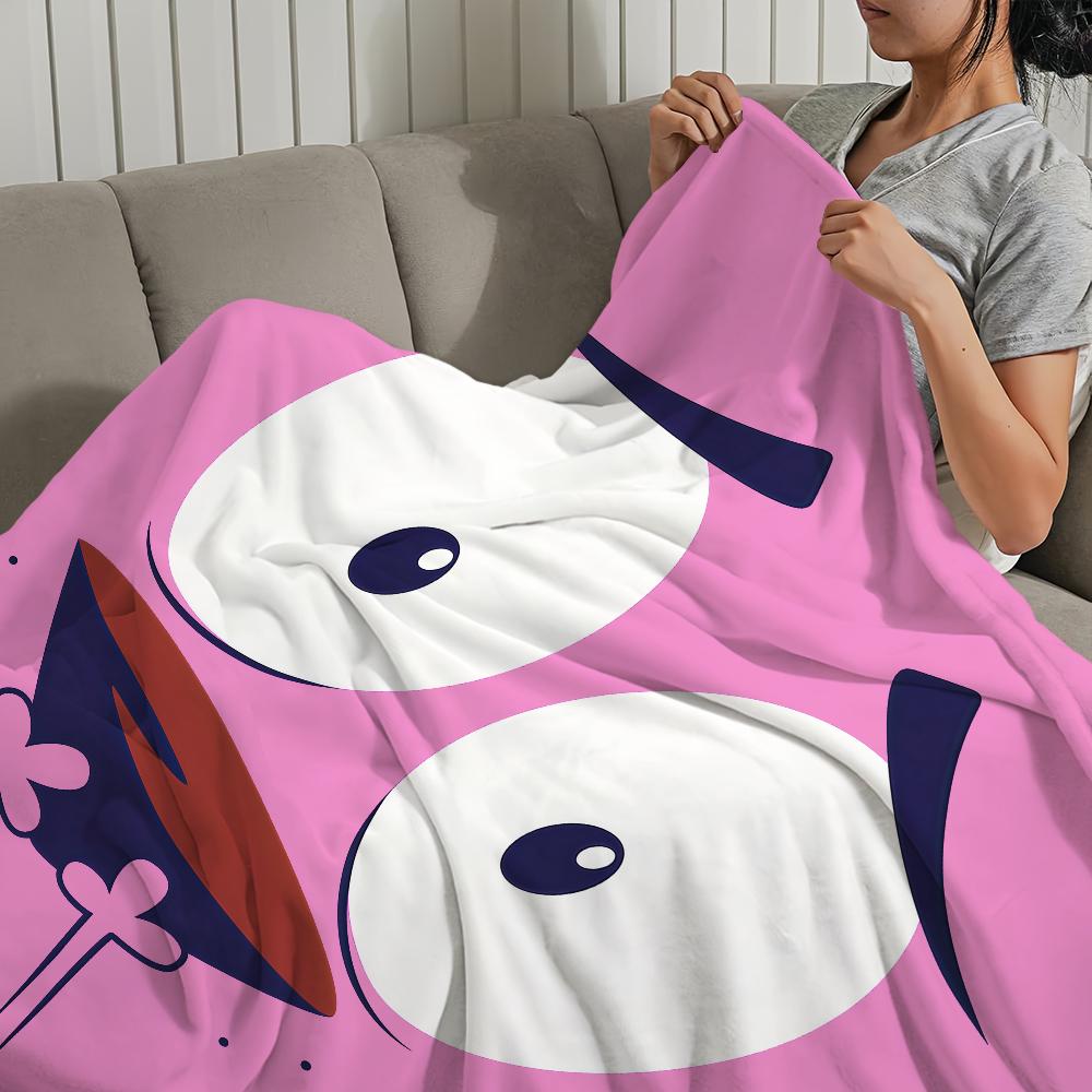 Face Funny Dog The Home Flannel Warm Comfort Soft Plush Blanket For C-Courages Sofa Living Room C-Cowardlys Bedroom Travel Gift