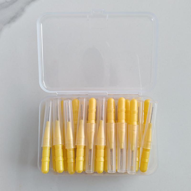 40Pcs Interdental Brush Tooth Dental Interdental Brush Toothpick Dental Floss Toothpick Braces Oral Care Cleaning Tool