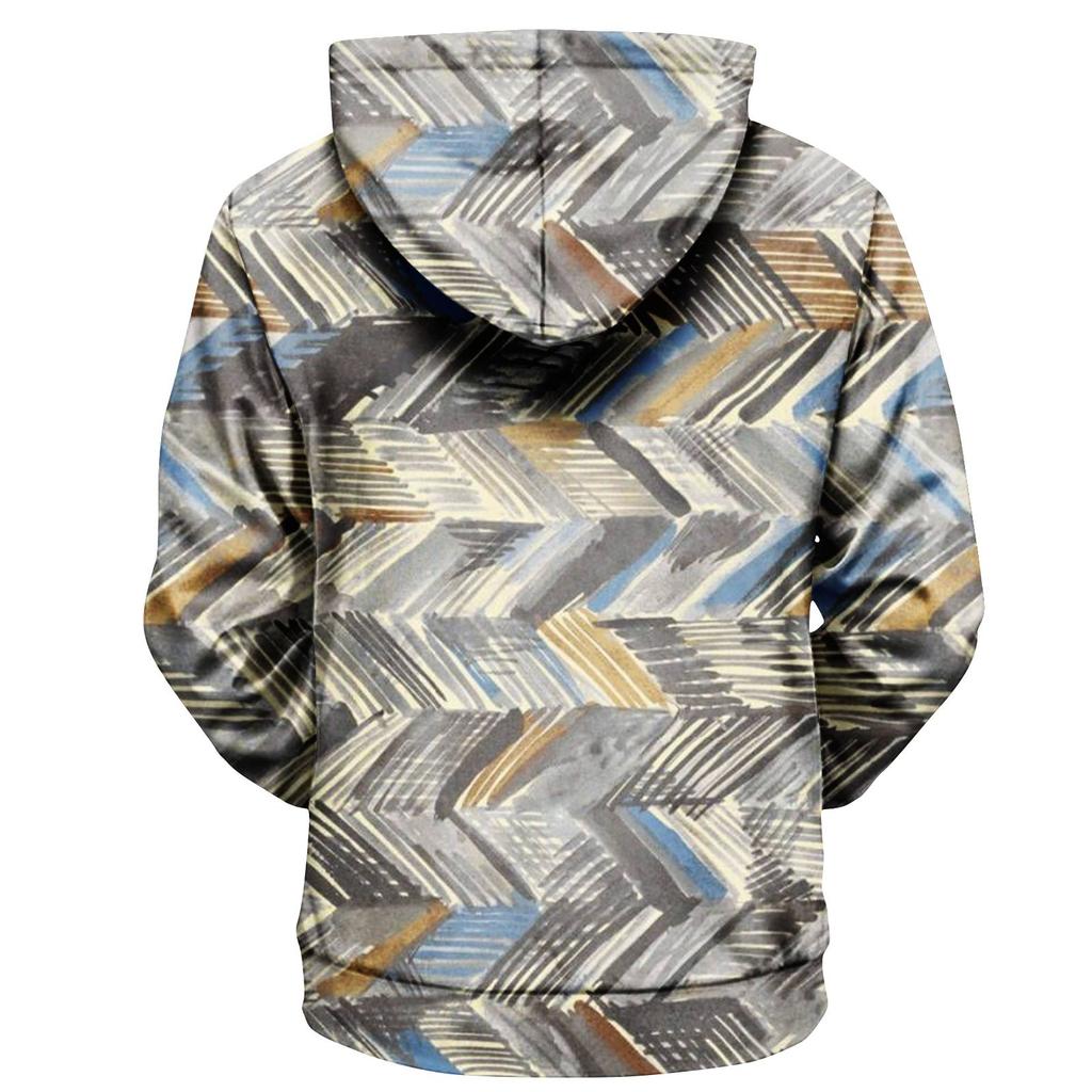 Pánský potisk Plyšový zateplený kabát Fleece Svetr Běžné Kabát Kapesní Svetr Podzimní Zimní Kabát