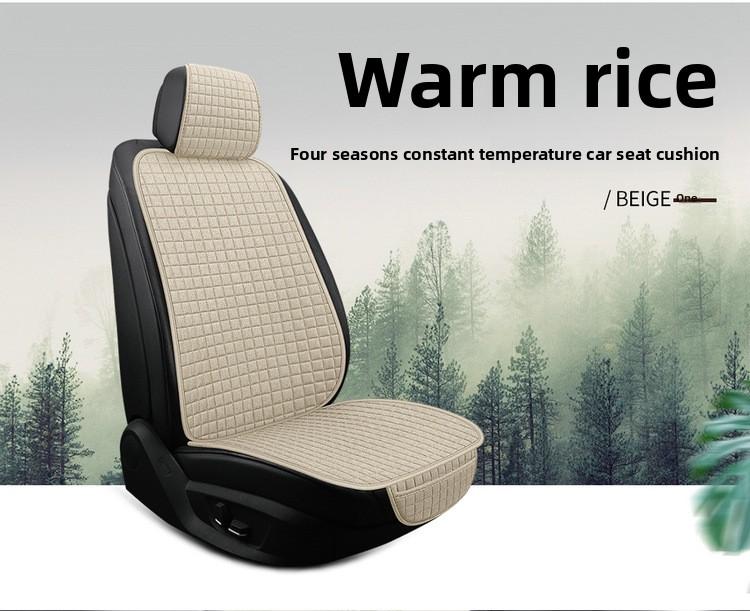 Universal Car Seat Cover Four Season Auto Flax Breathable Seat Covers for Car Seats Cover Protection Cars Accessories