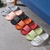 Hausschuhe Damen Sommer weiche Sohle rutschfest Zuhause Indoor Haushalt Badezimmer Hotel Bad kühlende Hausschuhe Herren Außenschuhe