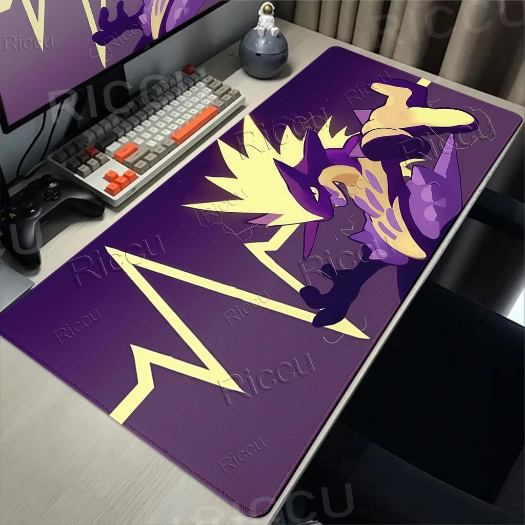 Anime Mouse Pads Colorful Gamer Cabinet Pokemon Toxtricity Style Carpet Anti-slip Rug PC Gaming Accessories Rubber LockEdge Mats