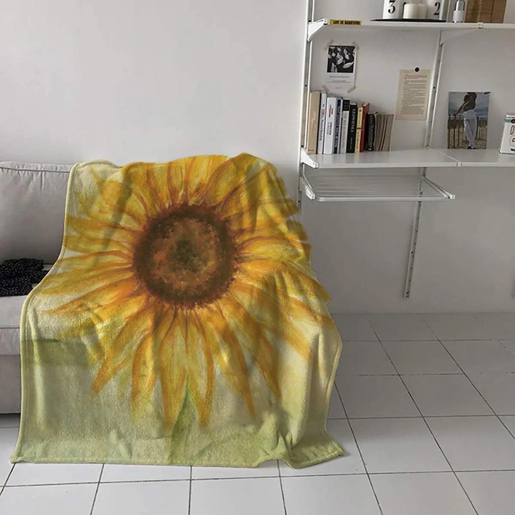 Manta navideña para sofá cama, diseño de pingüino con gorro navideño, suave, acogedora y ligera, de franela polar.