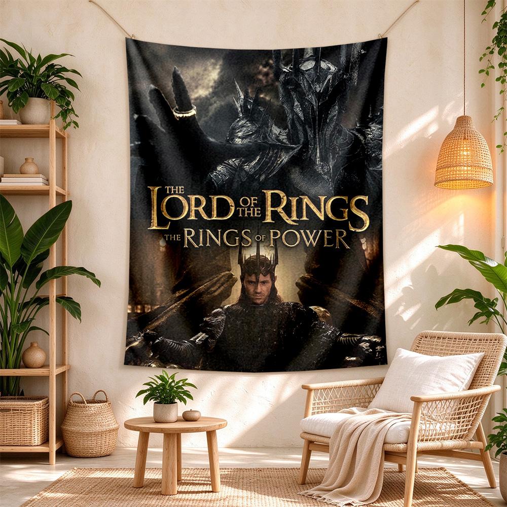 Lord Rings Boho Wall Tapestry Nordic Minimal Designed for Living Room Bedroom Reading Corner All Season Exotic Pattern Perfect Gift for Dorm Roommate