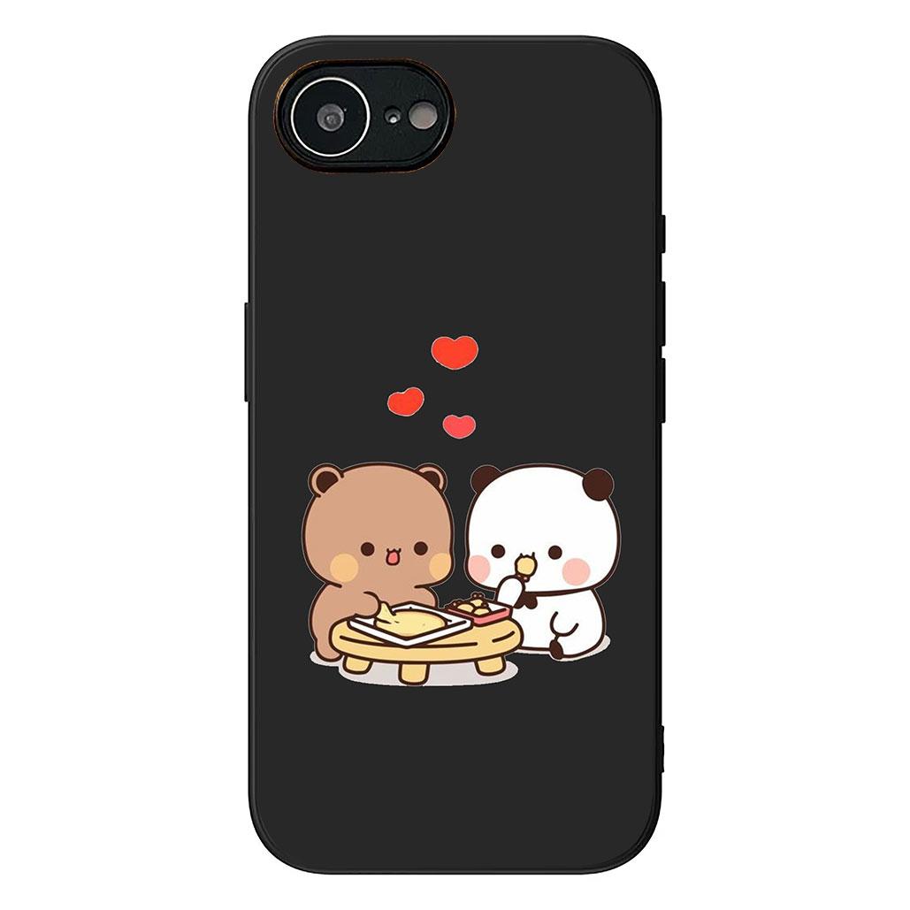 

B-Bubus D-Dudus Cute Panda Bear Phone Case for Samsung Galaxy A06 A05 A14 A50 A51 A52 A12 A13 A23 A70 A07 A25 A26 A72 A56 Cover Galaxy A07