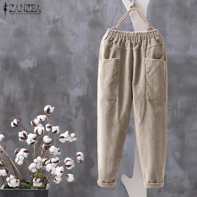 womens baggy corduroy trousers