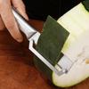 Stainless Steel Dual Function Peeler and Slicer with Ergonomic Handle for Fruits and Vegetables Kitchen Tool Durable Design