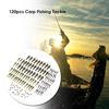 120pcs 30Set Fishing Set Safety  Clips Tail Rubber Tubes with Pins  Swivels Carp Fishing Terminal Tackle Tool