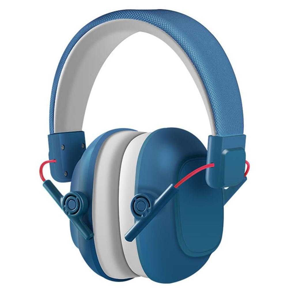 PLMQAZ Soundproof Earmuffs for 26db Soundproof for and Hearing Noise Reduction Children, Headphones, Foldable, Students, Sleep, Study, Relief, (Blue)