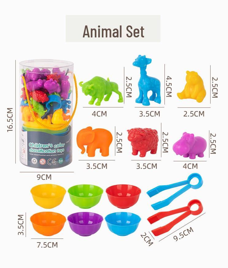 Marine Life Montessori Counting & Sorting Toys for Children s Early Education