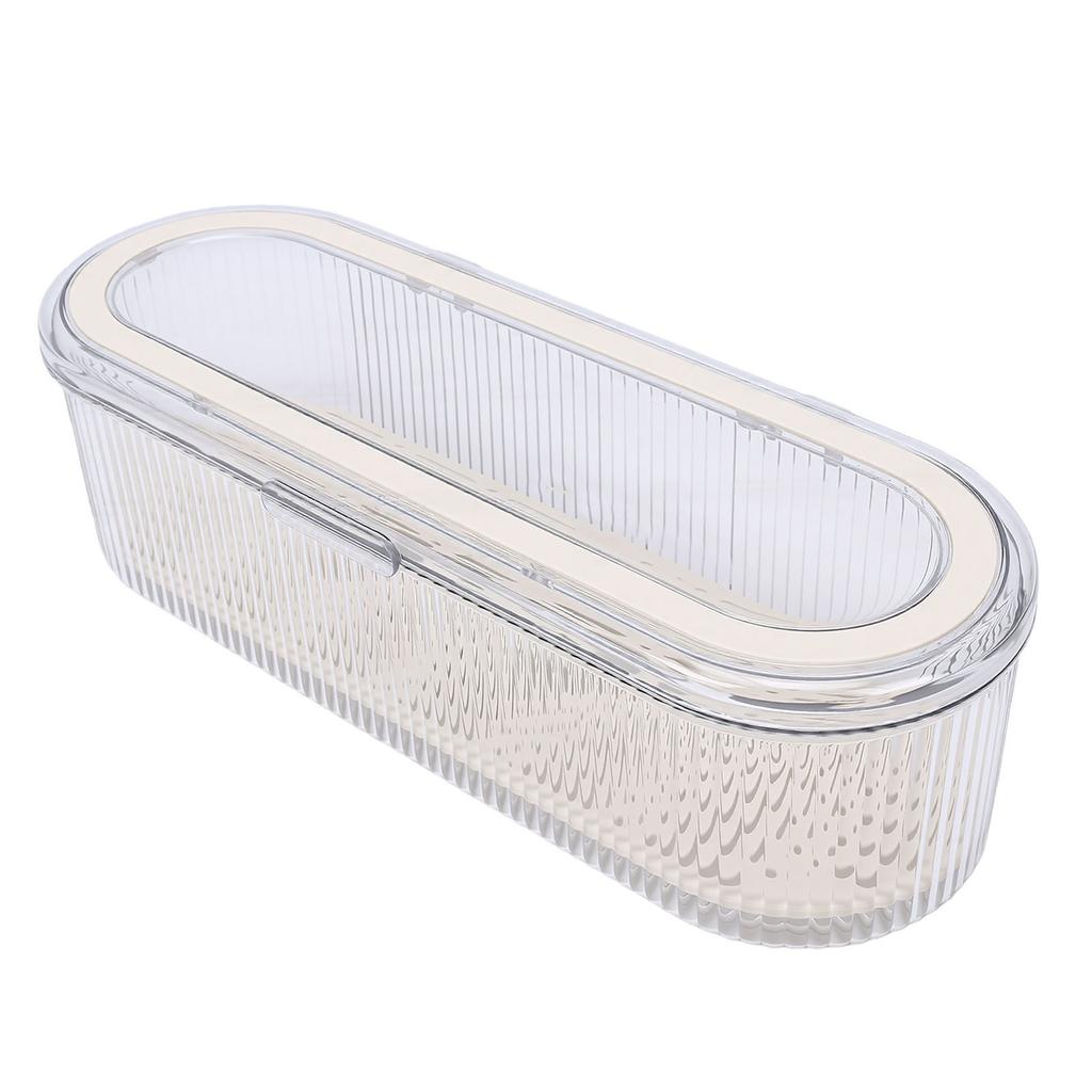 Makeup Brush Holder with Lid Clear Transparent Dust Proof Makeup Brush   Storage Case