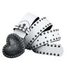 American Retro Love Belt Rivet Belt Decorative Punk Waist Spice Girl Personality Belt