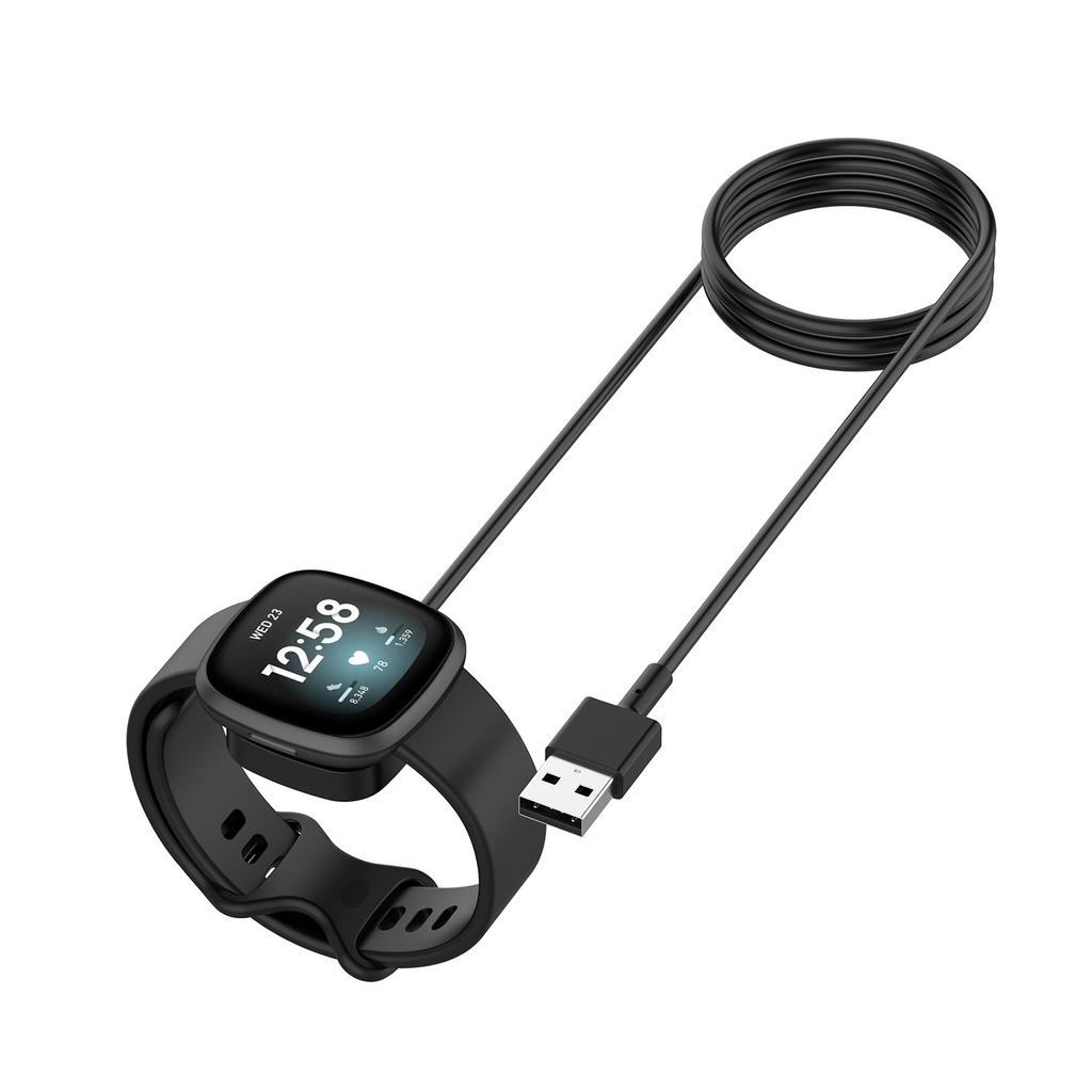 Charger for Fitbit Versa3/4 SmartWatch Charging Cable for Sense Magnetic Dock Charging Stand