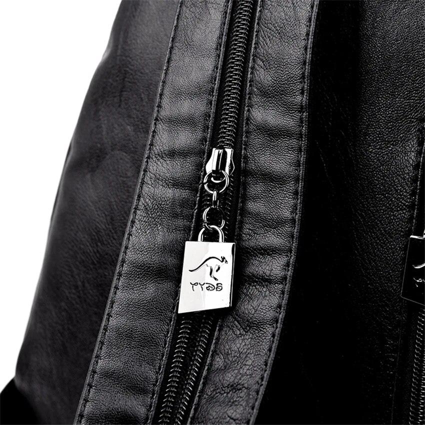 High Quality Women Leather Backpacks Vintage Shoulder Bag Female Backpack Ladies Travel Backpack School Bags for Girls Bagpack