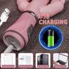 3 In 1 Vibrator Waterproof USB Magnetic Rechargeable Vibrator Couples Toys