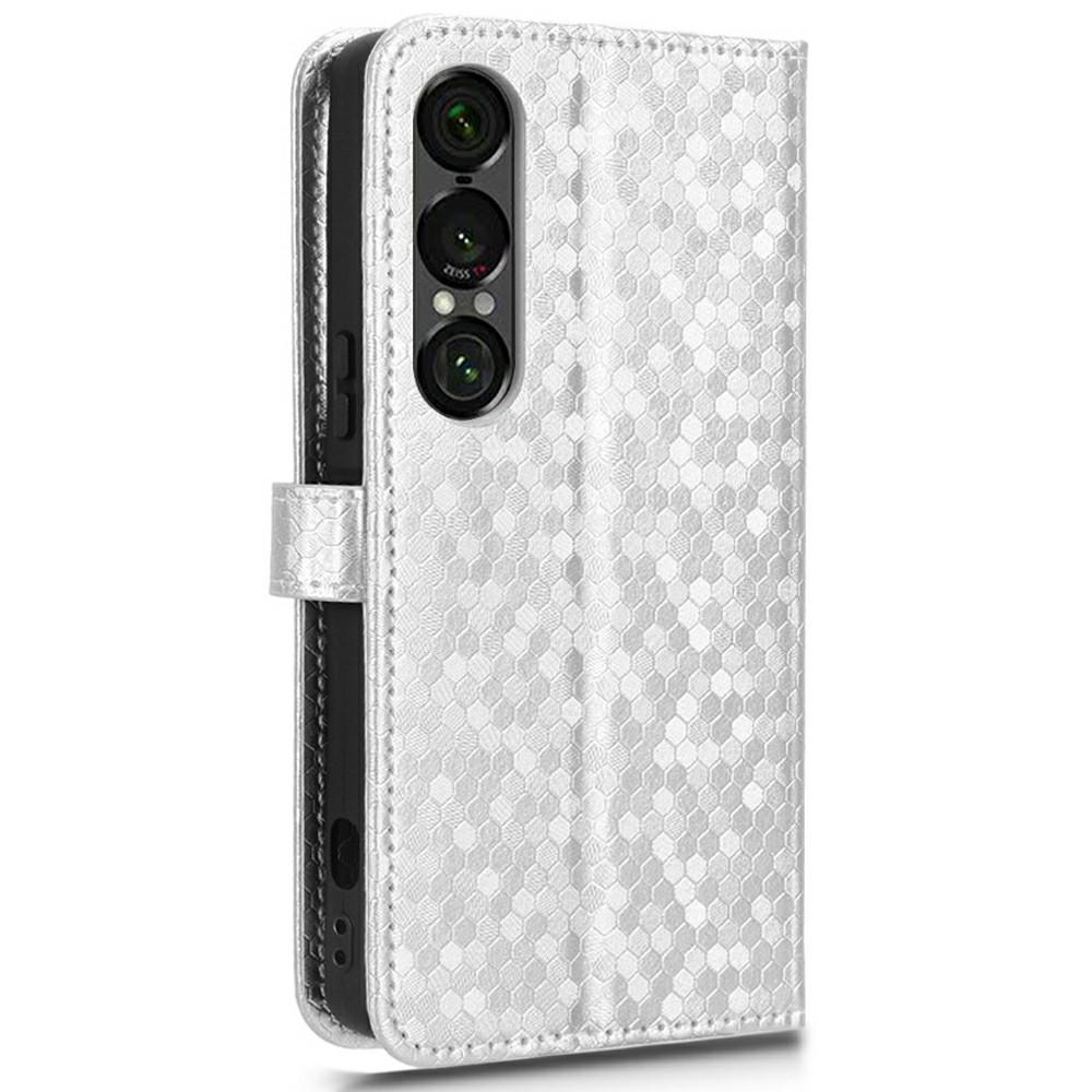 For Sony Xperia 1 VII Wallet Case Dot Pattern Imprint PU Leather Phone Cover