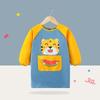 Painting Apron Double Layer Waterproof Painting Coat School with Pockets Painting Gown Children 6~8 Years Craft Apron Painting