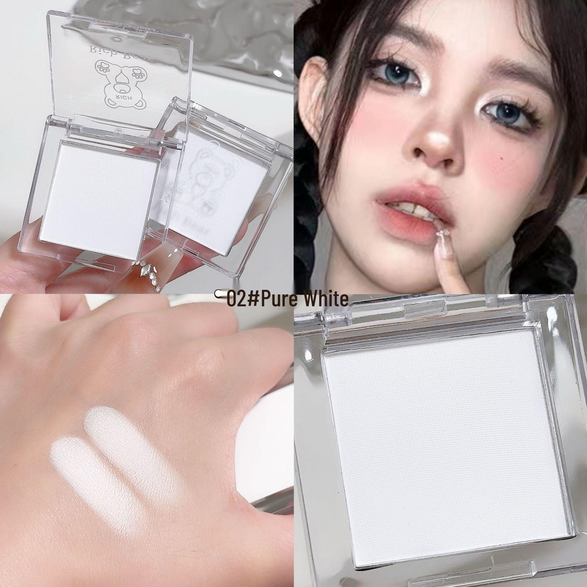 

Xiaohongshu Brightening Matte Highlighter: Pure White Eyeshadow for Under-Eye Hollows, Tear Troughs, and Beginners.