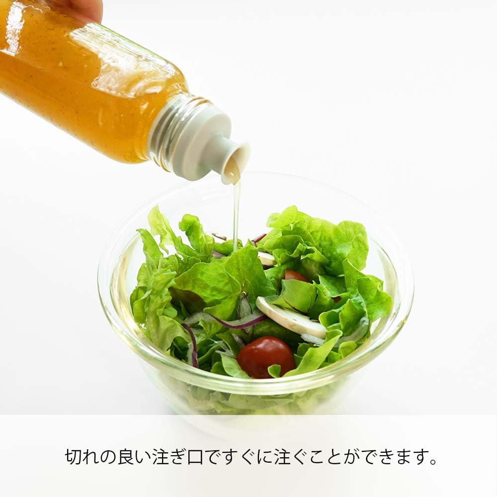 HARIO Dressing Bottle Slim Suitable for Hot Pale Gray 250ml, Water, DBSN-250-PGR