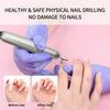 Electric Nail Drill Machine Portable Smart Pen Style Nail File for Manicure Pedicure Dead Skin Removal Nail Salon  Tool