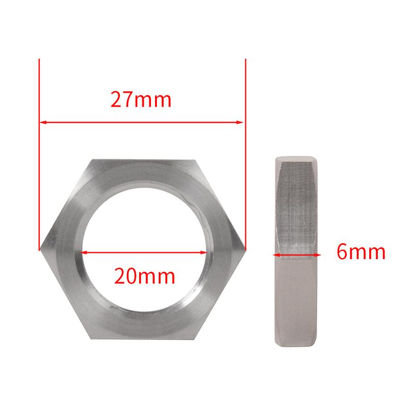 Motorcycle Drive Shaft Nut M20X27 Titanium for BMW K100 K100RT K100RS K75 Cafe Racer Accessories