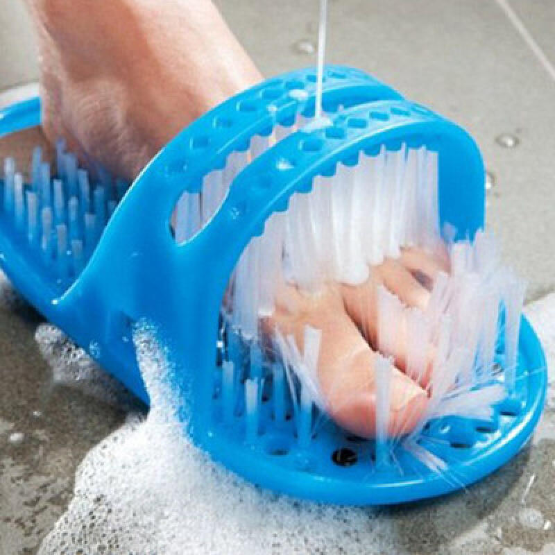 Clean Foot Care Footbrush Slippers