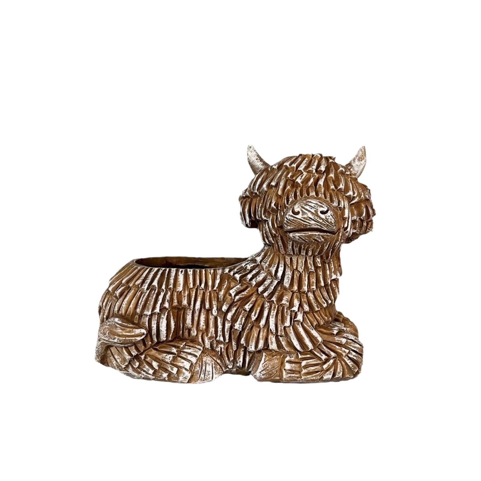 

Cow-shaped Flower Pot, Suitable For Outdoor Plants, Cow Planting Pot, Suitable As A Gift For Women, Men And Children.