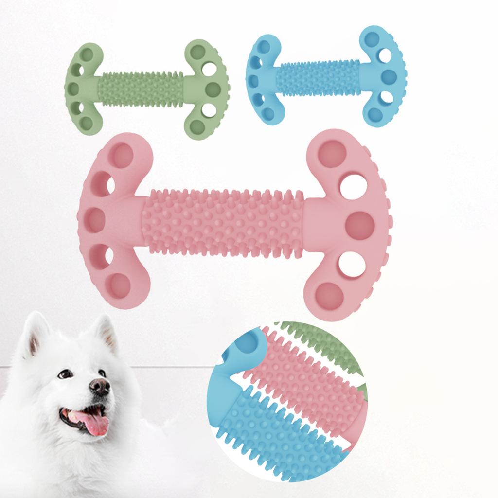 Brinquedos de mastigação para cães Quebra-cabeças de limpeza de dentes Ossos de cachorro resistentes para dentição Brinquedos
