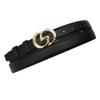 New Genuine Leather Pure Cowhide Fashionable Versatile Belt for Women with Jeans Trendy Trousers