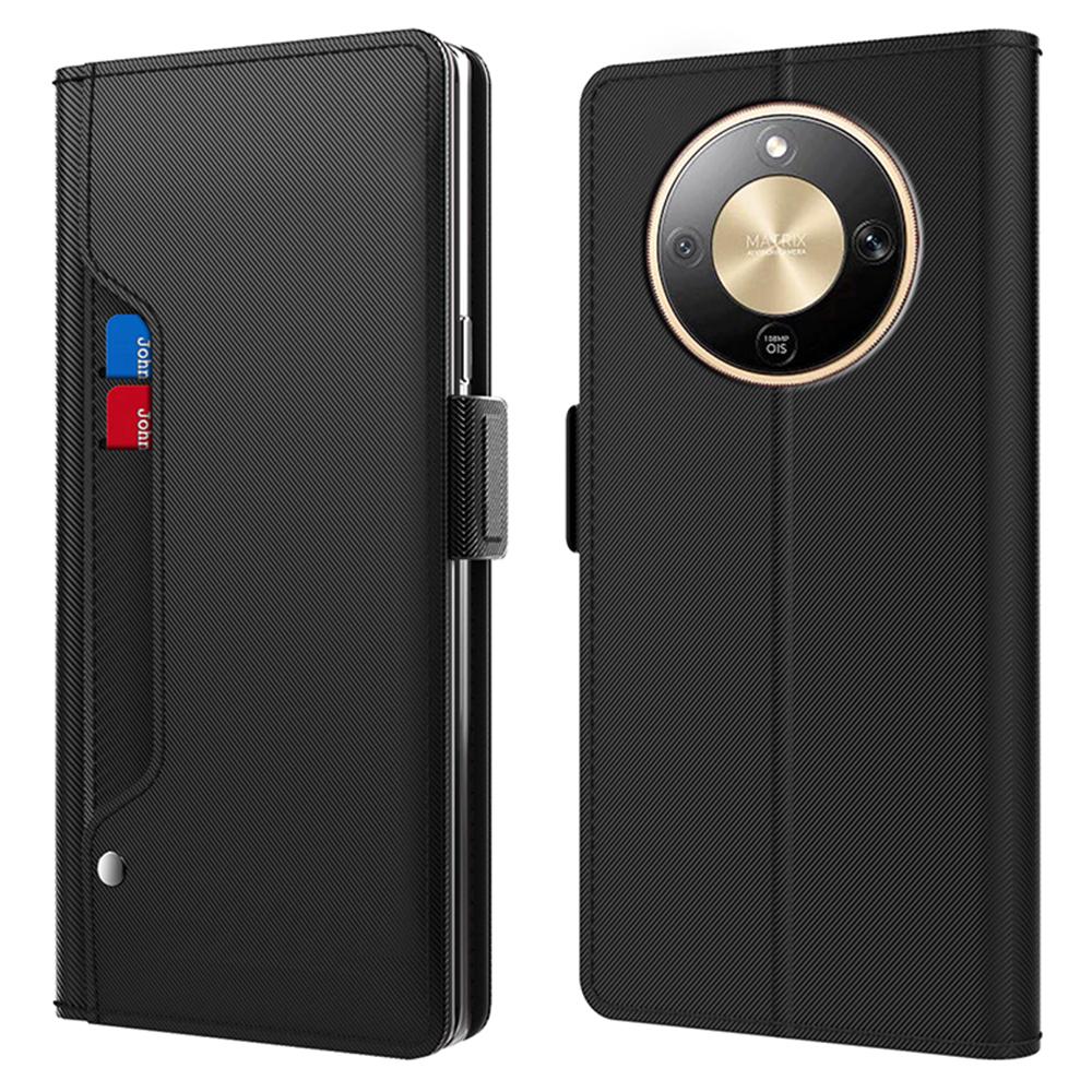 Phone Case For Honor Magic8 Lite 5G / X9d 5G / X70 5G PU+TPU Magnetic Flip Phone Cover with Stand